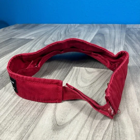 Wendy's‎ Golf Visor Cap One Size Red Dave Thomas Foundation Strapback - Picture 4 of 6